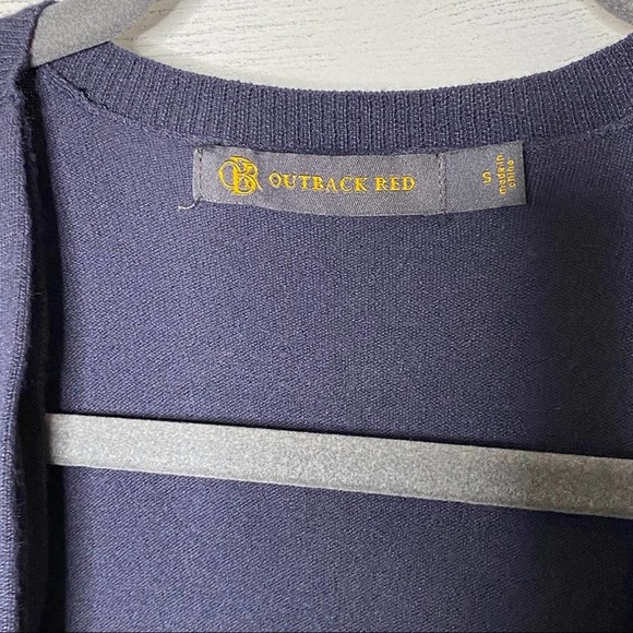 Outback Red Women's Navy Short Cardigan Small - Picture 5 of 8